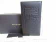 Photo1: BVLGARI Heritage Black Leather Bifold Long Wallet Purse #8171 (1)