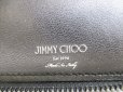 Photo10: Jimmy Choo Metal Stars Black Biker Leather Round Zip Wallet #8185