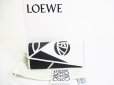 Photo1: LOEWE Puzzle White Black Leather Continental Wallet Long Wallet #8192 (1)