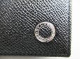 Photo10: BVLGARI Black Grain Calf Leather Business Card Case Card Holder #8213