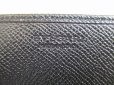 Photo9: BVLGARI Black Grain Calf Leather Business Card Case Card Holder #8213