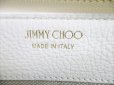 Photo10: Jimmy Choo White Pippa Leather Round Zip Wallet #8216