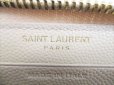 Photo10: Yves Saint Laurent YSL Motif Black Leather Round Zip Long Wallet #8221