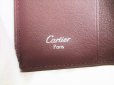 Photo10: Cartier Bordeaux Leather 4 Pics Key Cases #8242