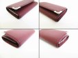 Photo7: Cartier Bordeaux Leather 4 Pics Key Cases #8242