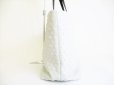 Photo3: Jimmy Choo Embossed Stars White Leather Tote Bag Purse PIMLICO #8244