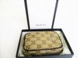 Photo12: GUCCI Brown GG Canvas Cigarette case #8265