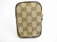 Photo2: GUCCI Brown GG Canvas Cigarette case #8265 (2)