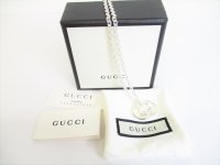 GUCCI Silver 925 Interlocking G Necklace #8301
