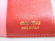 Photo10: miu miu Madoras Pink Goat Leather Logo Mania 6 Pics Key Cases #8321