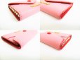 Photo7: miu miu Madoras Pink Goat Leather Logo Mania 6 Pics Key Cases #8321