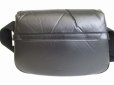 Photo2: HUNTING WORLD  Black Nylon Messenger Bag BATTUE ORIGIN #8332 (2)