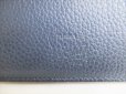 Photo10: Christian Louboutin Panettone Navy Blue Leather Bifold Bill Wallet #8335