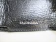 Photo10: BALENCIAGA Graffiti Black Leather Multicolor Trifold Mini Wallet #8348