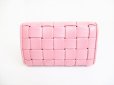 Photo2: miu miu Intertwining Pink Nappa Leather 6 Pics Key Cases #8356 (2)