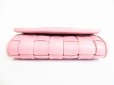 Photo5: miu miu Intertwining Pink Nappa Leather 6 Pics Key Cases #8356