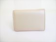 Photo2: Christian Louboutin Panettone Beige Leather Trifold Wallet Mini Wallet #8369 (2)