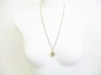 Photo10: CHANEL CC Logo Plastic Pearl Champagne Gold Chain Necklace #8388