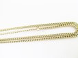 Photo6: CHANEL CC Logo Plastic Pearl Champagne Gold Chain Necklace #8388