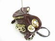 Photo4: DOLCE&GABBANA D&G Brown Leather Waist Pack Body Bag Purse #8399