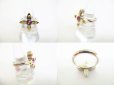 Photo4: LOUIS VUITTON Pink Gold Plated Silver Plated Ring M Size #8403