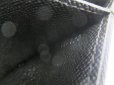 Photo11: LOUIS VUITTON Damier Graphite Leather Chain Wallet Portefeuille Accordion #8411