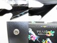 Photo9: PRADA Saffiano Black Leather Bird Motif Bifold Long Wallet #8430
