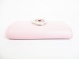 Photo6: BVLGARI Light Pink Leather Logo Clip 6 Pics Key Cases #8461