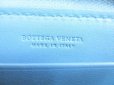 Photo10: BOTTEGA VENETA Intrecciato Light Blue Leather Round Zip Wallet #8463