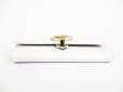 Photo5: BVLGARI Logo Clip White Leather Business Card Case Card Holder #8464