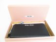 Photo12: miumiu Black Goat Leather MADRAS SPORT Round Zip Long Wallet #8467