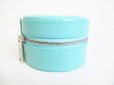 Photo3: Tiffany & Co. Blue Leather Jewelry case Accessories Case #8468