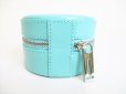 Photo4: Tiffany & Co. Blue Leather Jewelry case Accessories Case #8468