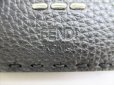 Photo11: FENDI Black Leather Silver H/W Credit Card Business Card Holder #8469