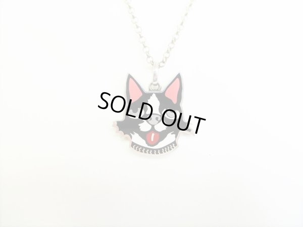 Photo2: GUCCI BOSCO & ORSO Sterling Silver 925 Dog Motif Necklace #8504