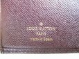 Photo10: LOUIS VUITTON Taiga Bordeaux Leather Small Ring Agenda Cover #8559