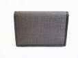 Photo2: BVLGARI Weekend PVC Canvas Leather Gray Business Card Case  #8584 (2)