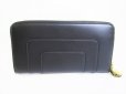 Photo2: BVLGARI Serpenti Forever Black Leather Round Zip Wallet Purse #8639 (2)