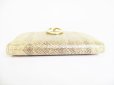 Photo6: BVLGARI Gold Clip Milky opal Leather Business Card Holder #8651