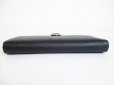 Photo6: BVLGARI Black Leather Logo Clip Bifold Long Wallet #8656