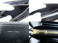 Photo9: CELINE Black Leather Round Zip Long Wallet #8665