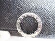 Photo10: BVLGARI Black Leather Logo Clip Coin Purse Coin Wallet #8666