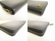 Photo7: GUCCI Marmont G Black Leather Round Zip Long Wallet #8686