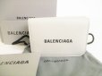 Photo1: BALENCIAGA Gray Leather Trifold Cash Mini Wallet Purse #8700 (1)