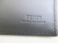 Photo10: FENDI Bugs Eyes Black Leather Bifold Bill Wallet Compact Wallet #8707