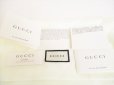 Photo12: GUCCI Vintage Logo Motif Pearl White Leather Round Zip Wallet #8712