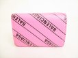 Photo2: BALENCIAGA Everyday Pink Leather Trifold Mini Wallet Purse #8716 (2)