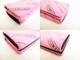 Photo7: BALENCIAGA Everyday Pink Leather Trifold Mini Wallet Purse #8716
