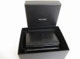 Photo12: Saint Laurent Paris YSL Black Leather Trifold Wallet Compact Wallet #8720