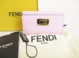 Photo1: FENDI Selleria Anemone Leather 6pics Key Cases #8722 (1)